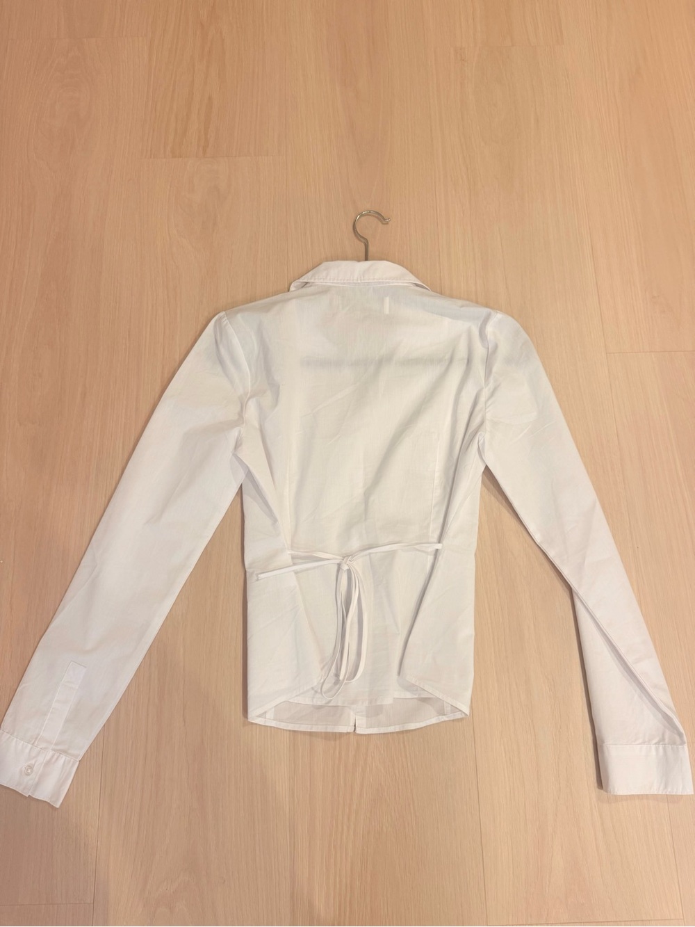 Hollister White Women's Tie-Back Blazer